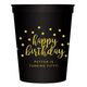Confetti Dots Happy Birthday Stadium Cups Image 2 of 4