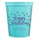 Confetti Dots Happy Birthday Stadium Cups Image 4 of 4
