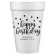 Confetti Dots Happy Birthday Styrofoam Cups Image 3 of 4