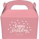 Confetti Dots Happy Birthday Gable Favor Boxes Image 1 of 4