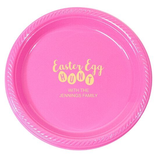 Easter Egg Hunt Plastic Plates