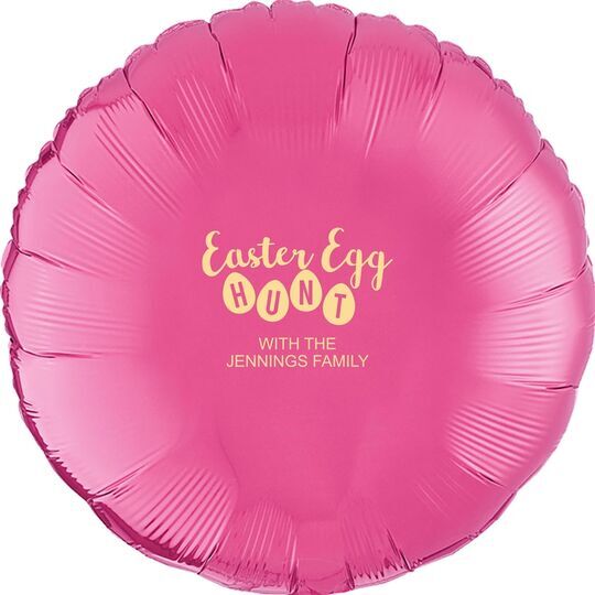 Easter Egg Hunt Mylar Balloons