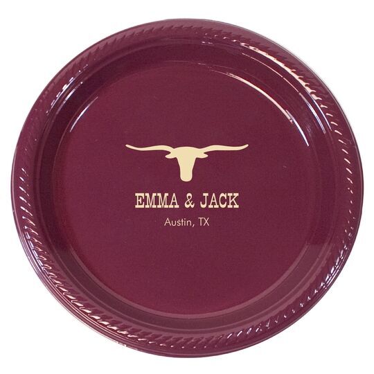 Longhorn Plastic Plates