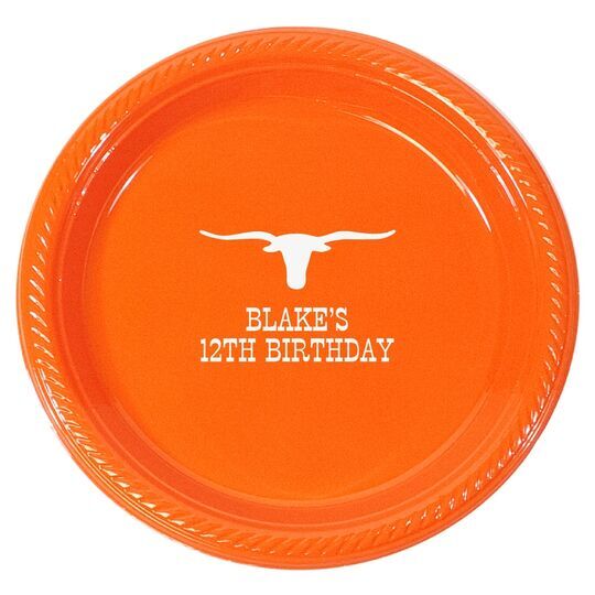 Longhorn Plastic Plates