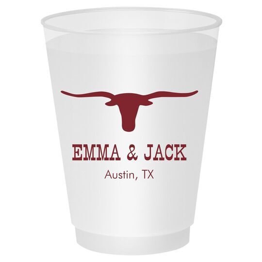 Longhorn Shatterproof Cups