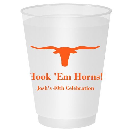Longhorn Shatterproof Cups