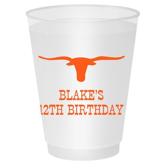 Longhorn Shatterproof Cups