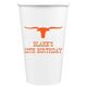 Longhorn Paper Coffee Cups Image 2 of 3
