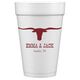 Longhorn Styrofoam Cups Image 1 of 3