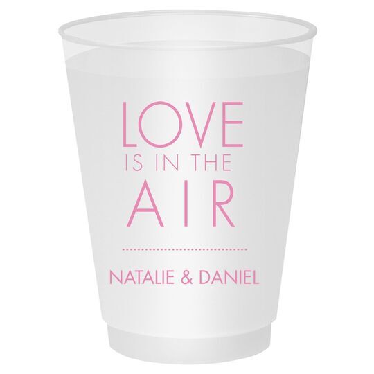 Love is in the Air Shatterproof Cups