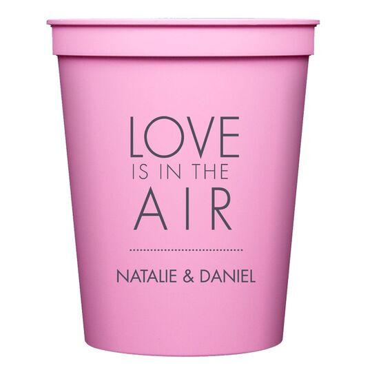 Love is in the Air Stadium Cups