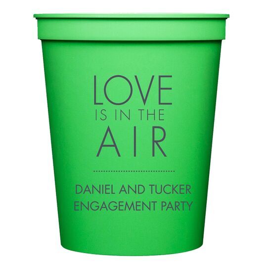 Love is in the Air Stadium Cups