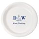 Sailboat Initials Plastic Plates Image 1 of 2