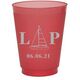 Sailboat Initials Colored Shatterproof Cups Image 2 of 2