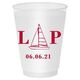 Sailboat Initials Shatterproof Cups Image 2 of 2
