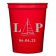 Sailboat Initials Stadium Cups Image 2 of 2