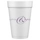 Elegant Ampersand Styrofoam Cups Image 1 of 2