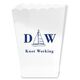 Sailboat Initials Mini Popcorn Boxes Image 1 of 2