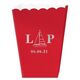Sailboat Initials Mini Popcorn Boxes Image 2 of 2