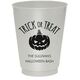 Trick or Treat Pumpkin Colored Shatterproof Cups Image 1 of 2