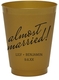 Expressive Script Almost Married Colored Shatterproof Cups Image 1 of 2