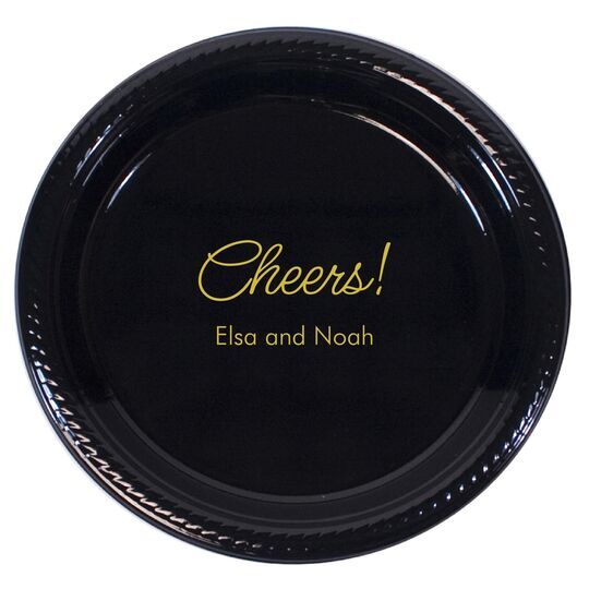Sweet Cheers Plastic Plates