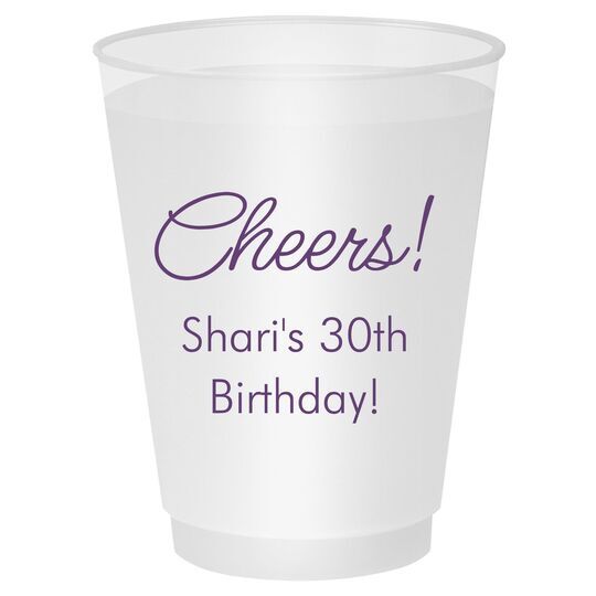 Sweet Cheers Shatterproof Cups