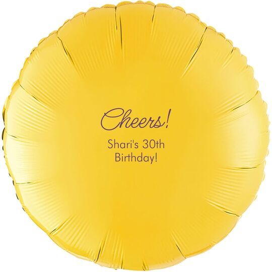 Sweet Cheers Mylar Balloons