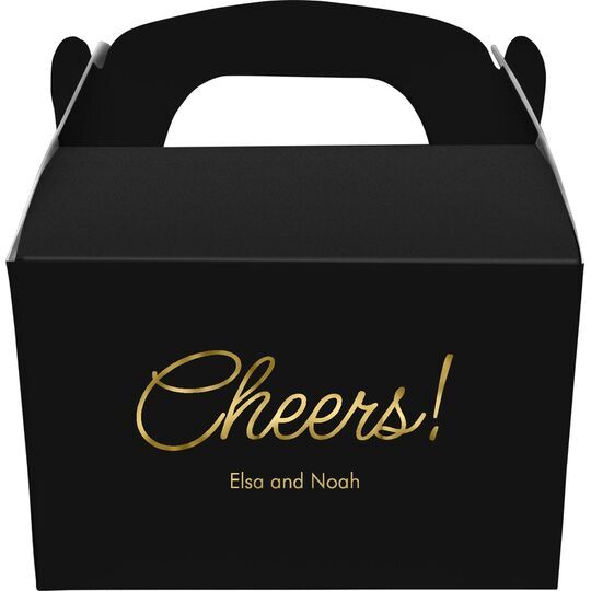 Sweet Cheers Gable Favor Boxes