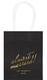 Expressive Script Almost Married Mini Twisted Handled Bags Image 1 of 2
