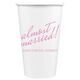 Expressive Script Almost Married Paper Coffee Cups Image 2 of 2