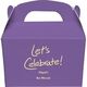 Fun Let's Celebrate Gable Favor Boxes Image 2 of 4