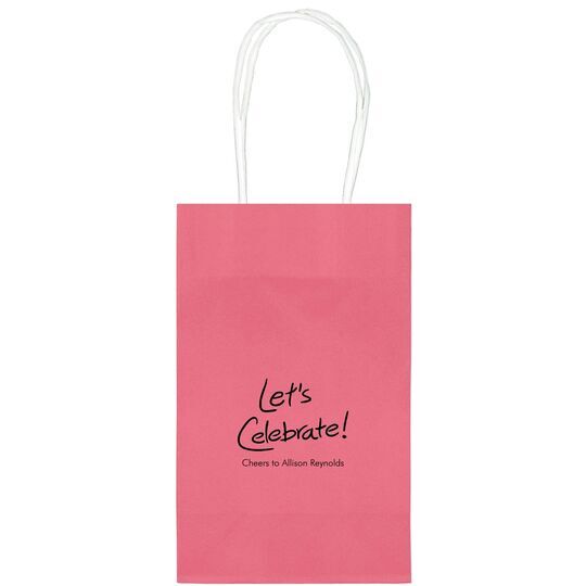 Fun Let's Celebrate Medium Twisted Handled Bags