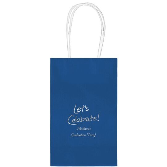 Fun Let's Celebrate Medium Twisted Handled Bags