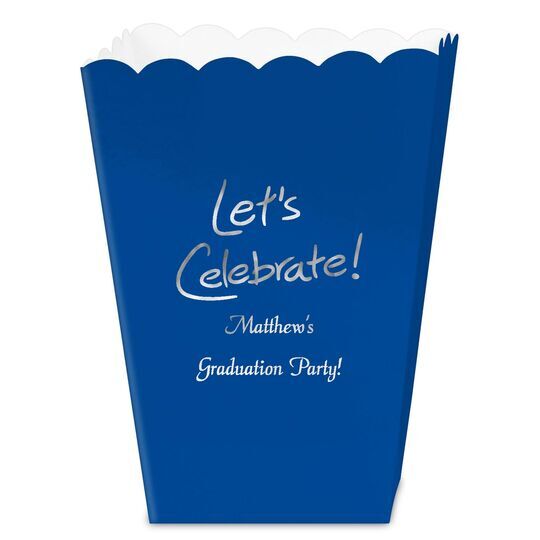 Fun Let's Celebrate Mini Popcorn Boxes