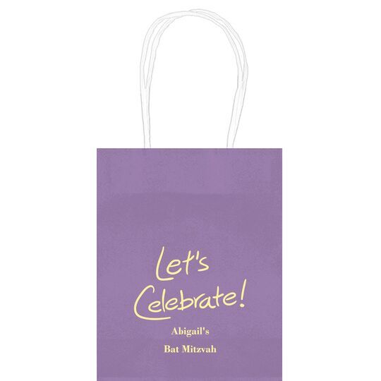 Fun Let's Celebrate Mini Twisted Handled Bags