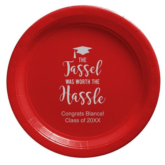 Modern Tassel Hassle Paper Plates