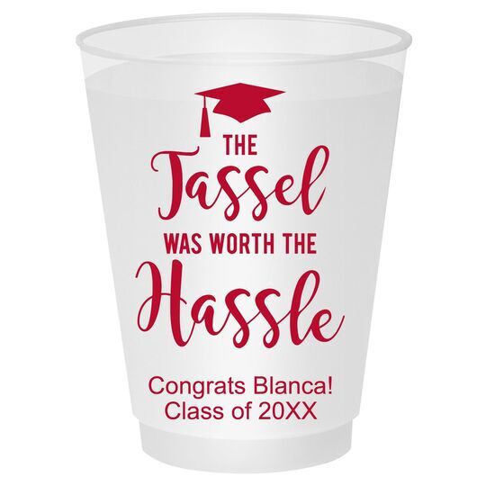 Modern Tassel Hassle Shatterproof Cups