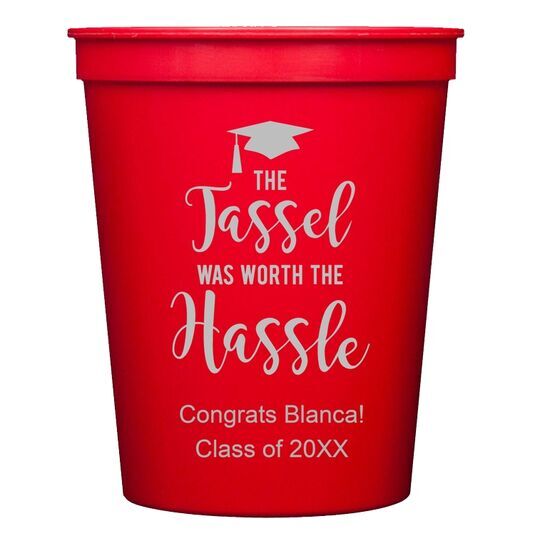 Modern Tassel Hassle Stadium Cups