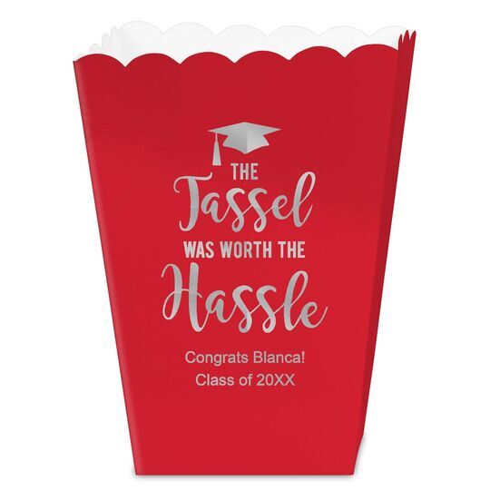 Modern Tassel Hassle Mini Popcorn Boxes