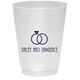 Modern Wedding Rings Colored Shatterproof Cups Image 1 of 3