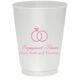 Modern Wedding Rings Colored Shatterproof Cups Image 3 of 3