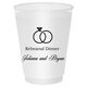 Modern Wedding Rings Shatterproof Cups Image 2 of 3