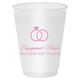 Modern Wedding Rings Shatterproof Cups Image 3 of 3