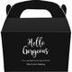 Hello Gorgeous Gable Favor Boxes Image 1 of 6
