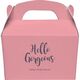 Hello Gorgeous Gable Favor Boxes Image 2 of 6