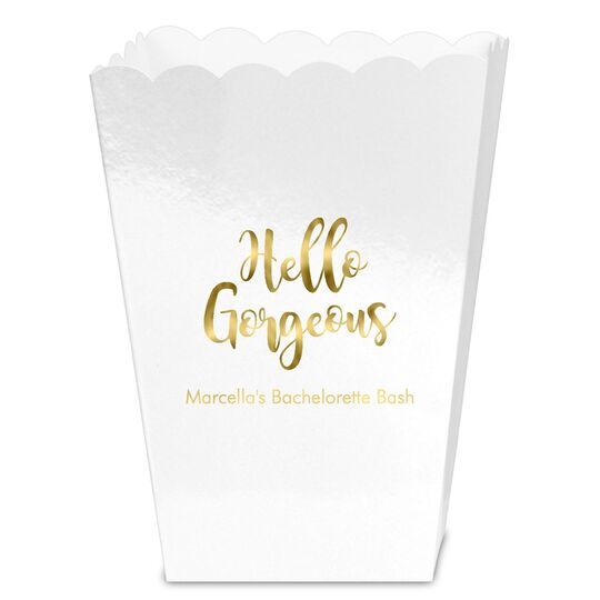Hello Gorgeous Mini Popcorn Boxes
