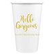 Hello Gorgeous Paper Coffee Cups Image 4 of 6