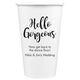 Hello Gorgeous Paper Coffee Cups Image 1 of 6