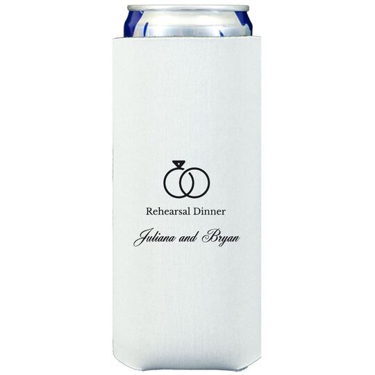 Modern Wedding Rings Collapsible Slim Huggers